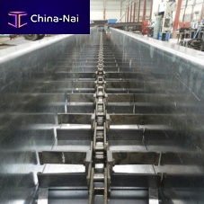Scraper conveyor chaintransportsolids