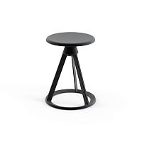 Contemporary stool Pitoncast aluminumaluminum basestainless steel base