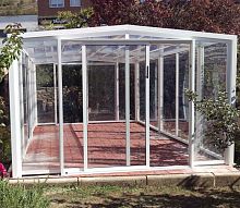 Glass garden shed LARAaluminumcontemporaryhome