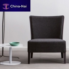 Traditional fireside chair LONDRA Dfabricsolid woodupholstered