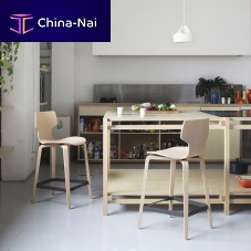Contemporary stool GRCIAwoodenplywoodpolyurethane