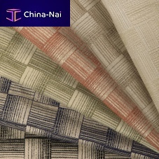Upholstery fabric CADENCE plaidcottonlinen