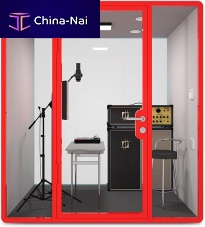 Noisy environment sound-proof booth MOBILEX RECORDING STUDIOportable