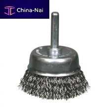 Cup brush SE-TAcleaningsteelwith shaft