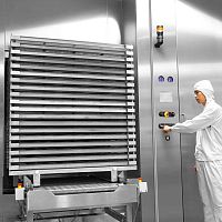 Sterilizer for the pharmaceutical industry GEVsteamfloor-standingstainless steel