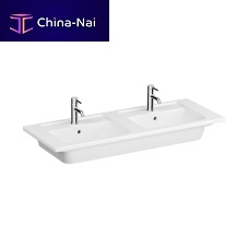 Countertop washbasin 7038B003-0001ceramicdoublerectangular