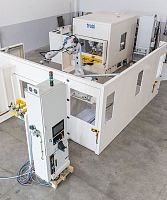 Cutting deburring machine RTS aluminum partsroboticportable