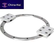 Roller linear motion system adjustablerail-mountedV-shaped rail