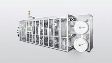 Intermittent packaging machine PMTfilmfor the pharmaceutical industrywith automatic labeling
