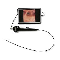 Video veterinary bronchoscope BVET-0603for small animalswith integrated video monitorwith working channel