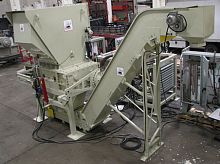 Belt conveyor screwfeedwide