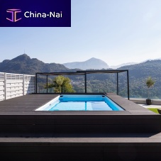 Kit swimming pool outdoorabove-groundstainless steel