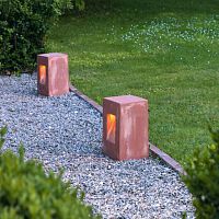 Garden bollard light StepcontemporaryterracottaLED
