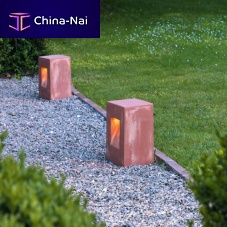 Garden bollard light StepcontemporaryterracottaLED