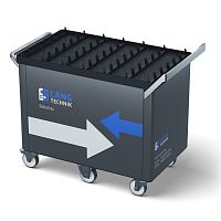 Storage trolley 66042tool-holdersix-wheel