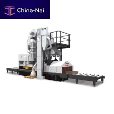 Roller conveyor shot blasting machine RB G seriesfor profilescompactturbine