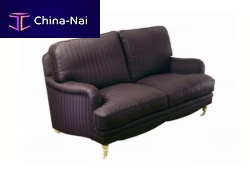 Classic sofa DERBYfabricbrown2-person