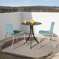 Contemporary chair LAPALAoutdoorropesolid wood base