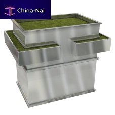Square flower pot MKS-011