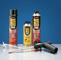 Thermal-acoustic insulation GREAT STUFF PROpolyurethane foamblownfor window
