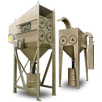 Cartridge dust collector CDFreverse air cleaningmodularabrasive