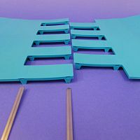 Perforated conveyor belt PosiClean®smoothpolyurethanePU