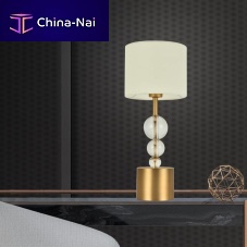 Contemporary lampshade GIOCONDA fabricmetalglass