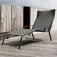 Contemporary sun lounger Restfabricpolyesteraluminum