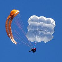 Rescue parachute Keeper FG+single place