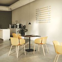 Contemporary chair NESTindoorpolypropylenefiberglass