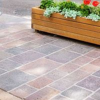 Outdoor tile SPLIT SIDESfloorporphyryrectangular