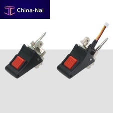 Handle with push button P7 serieswith electrical switching function