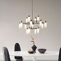 Contemporary chandelier OSMANglass12 lightcommercial