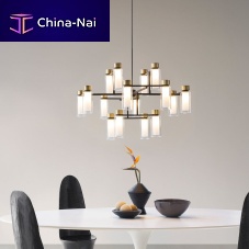 Contemporary chandelier OSMANglass12 lightcommercial