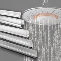 PVC sealing profile AQUAfor swing shower doorscustomfor steel frames