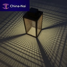 Steel lantern LAS 500 tramepainted steelby Claude Robin