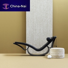 Contemporary chaise longue RIOleatherbeechrocking