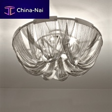 Contemporary ceiling light SOSCIK roundmetalhalogen