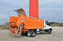 Mixed waste compactor K2 Smobilehydraulicside-loading