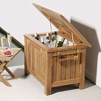 Polypropylene insulated ice box Reims teakgarden