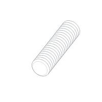Threaded stud metalscrew-in