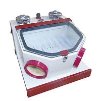 Foot-operated dental sandblaster