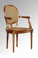 Medallion chair Louis XVI styleindoorleather