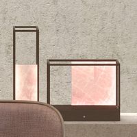 Table lamp EGLI metalcontemporarywith rechargeable battery