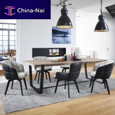 Contemporary chair MARLAindoorfabricleather