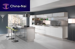 Contemporary kitchen TRENDglassstonestainless steel