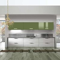 Contemporary kitchen VENUS COLORSlaminateL-shapedwith handle