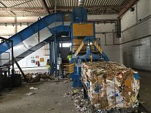 Horizontal baling press H-120/2000top-loadingfor bulk materialshigh-power