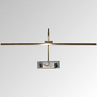 Contemporary picture light KYOTO brasschromeLED