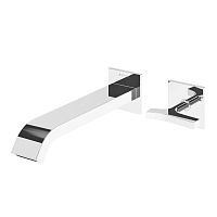 Washbasin mixer tap ROYALEwall-mountedchromed metalbathroom